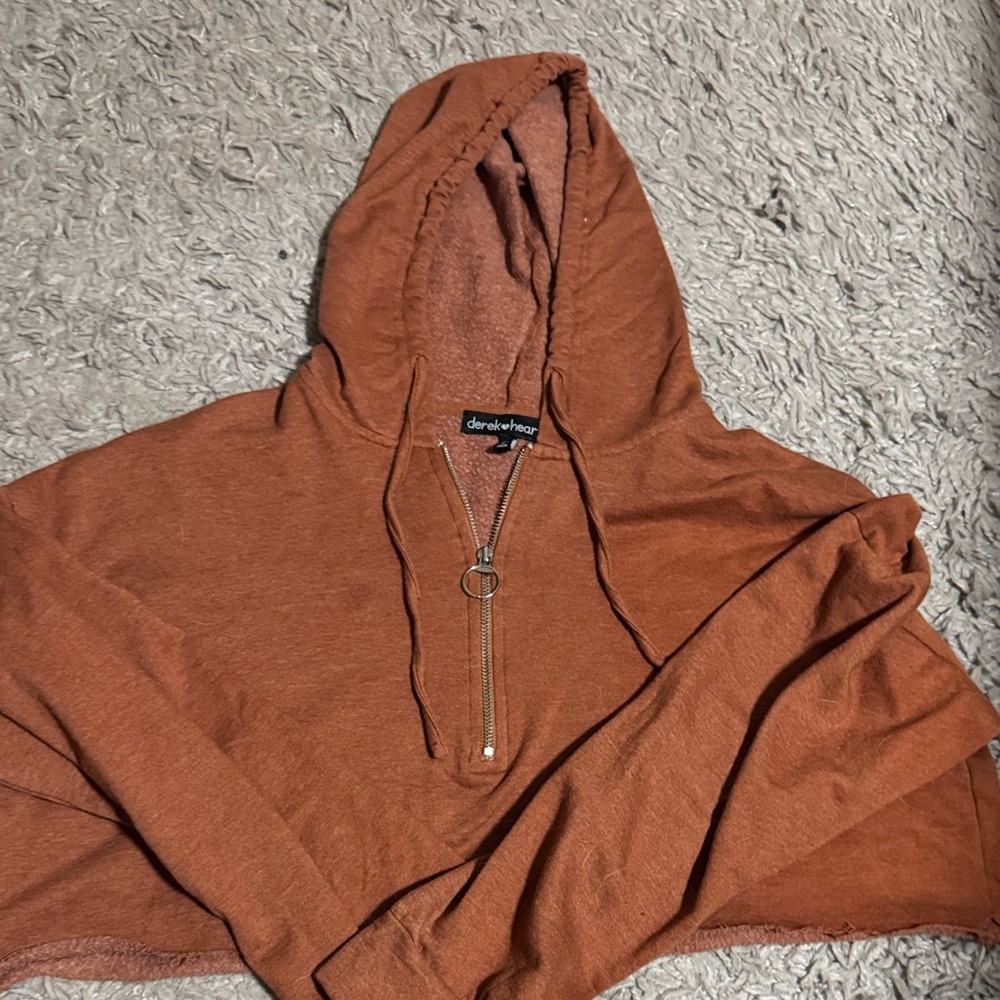 Derek Heart Burnt Orange Pullover